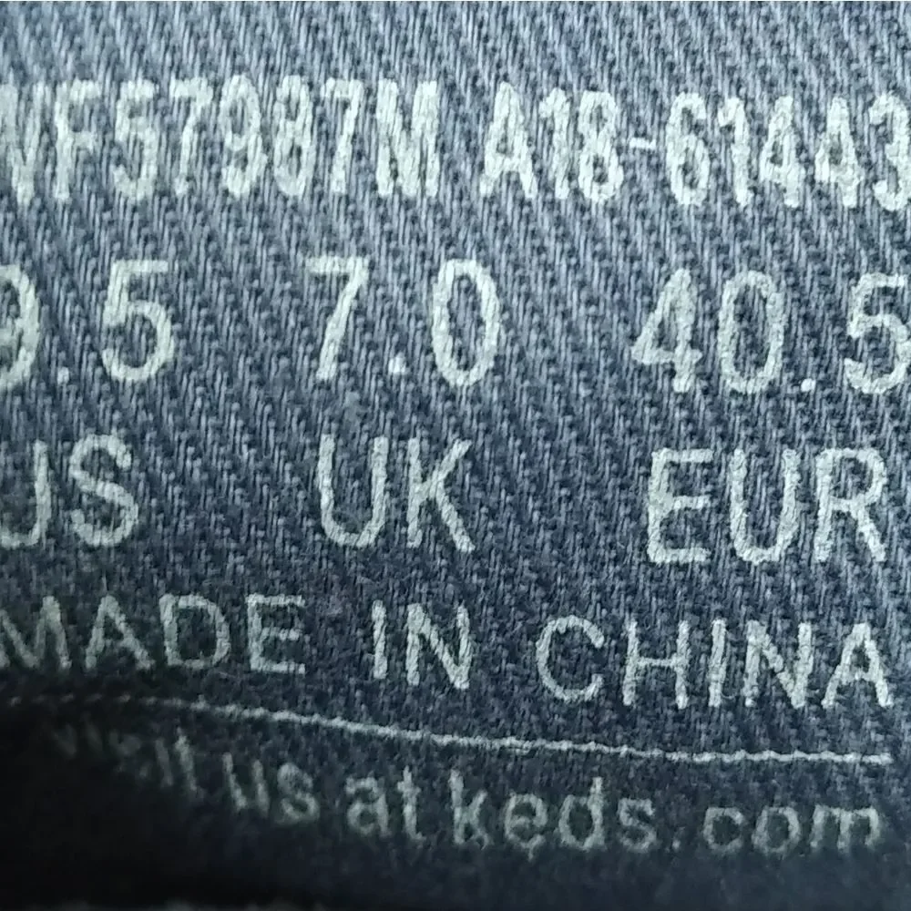 Keds Women's Casual Slip On Shoes Sneakers Size 9.5 Blue,‎ White